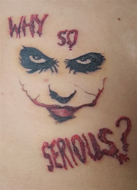 why so serious joker tattoo designs